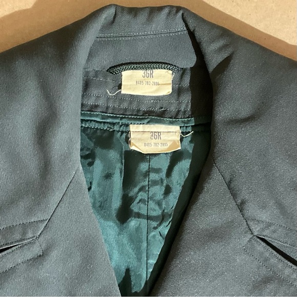 1960s Military Wool Trenchcoat / Overcoat w/ Removable Liner - Picture 7 of 16